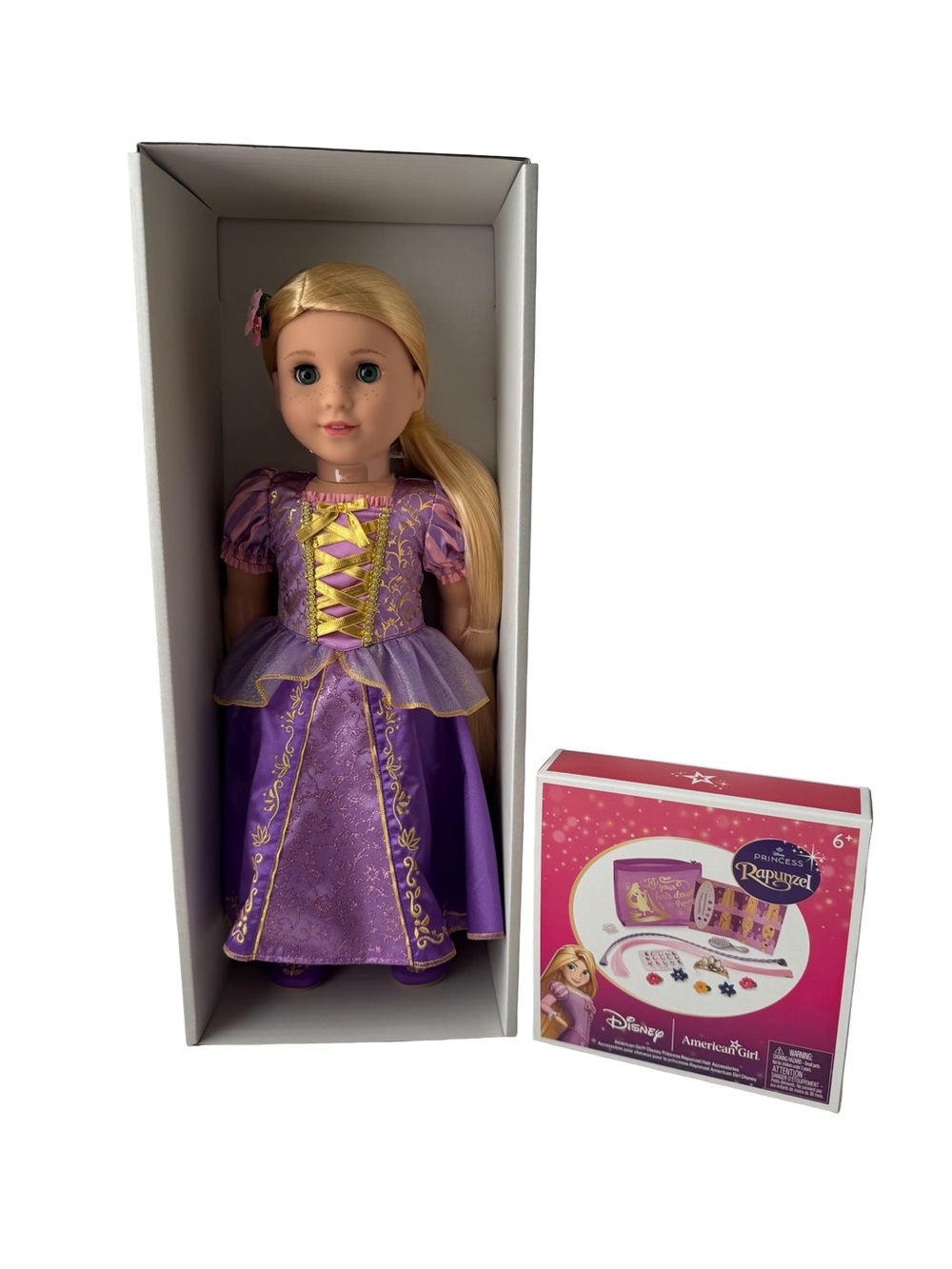 Disney Rapunzel Doll in Purple and Gold Dress with Accessory Set